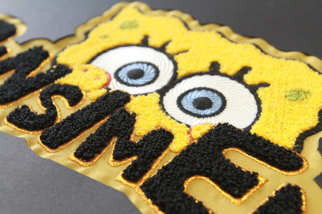 Sinsim刺繍機、MT、ミシン、環縫いハンドル刺繍、本縫い、縫いサンプル