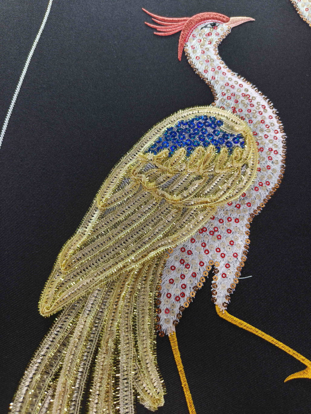 Sinsim刺繍機、MC、ミシン、環縫いハンドル刺繍、本縫い、縫いサンプル