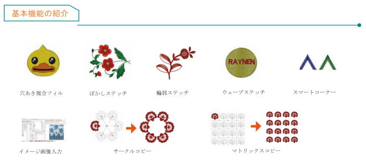 EDS、刺繍デザイン作成ソフト、シンプル、刺繍機ネットワーク